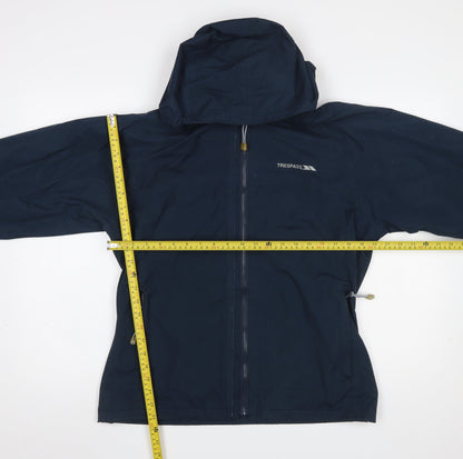 Womens UK Size M Trespass Blue Rain Coat