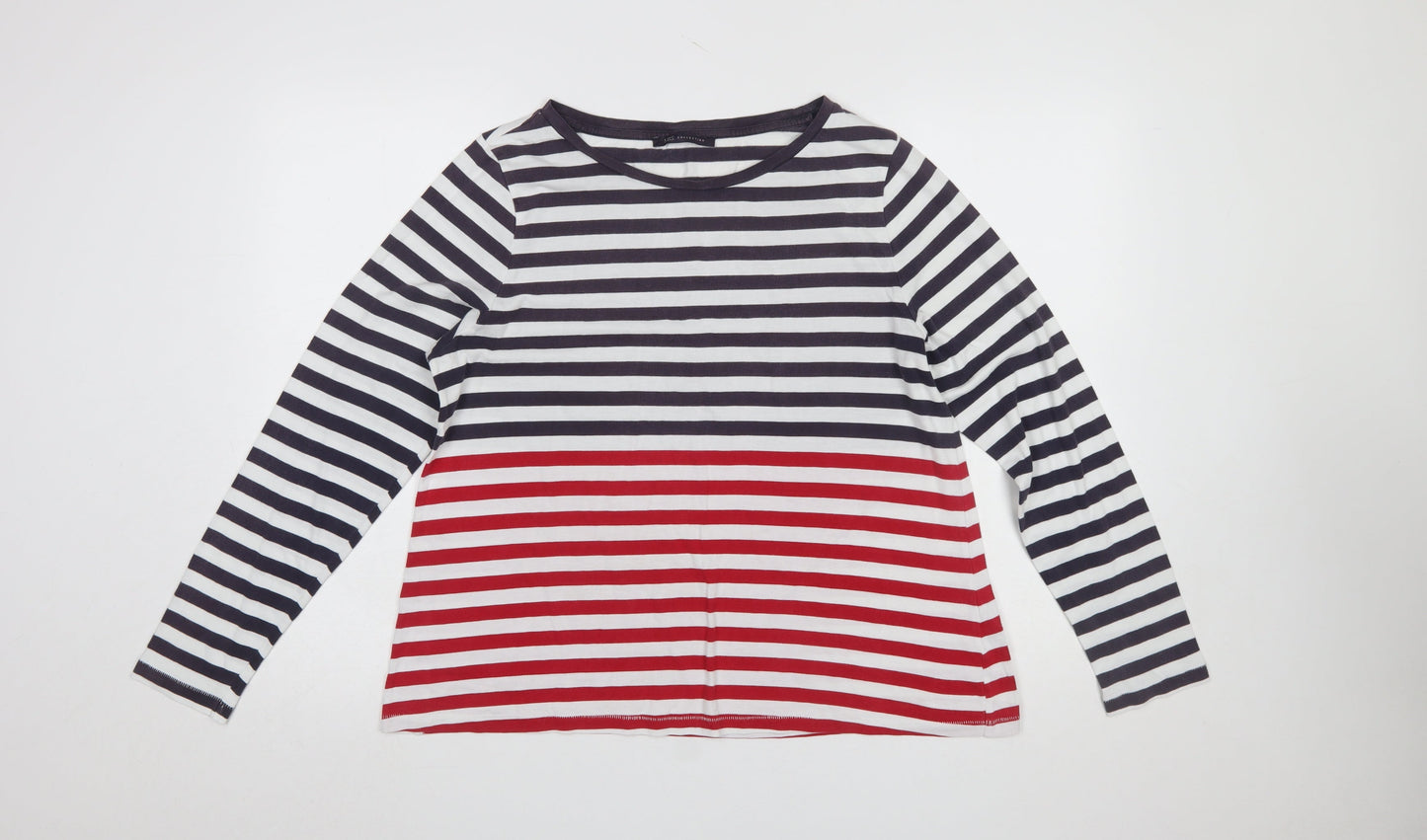 Womens UK Size 16 Marks and Spencer Multicoloured Basic T-Shirt