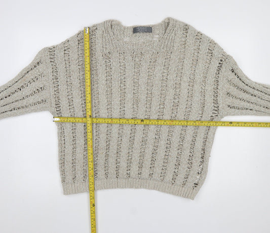 Womens UK Size L Primark Beige Pullover Jumper