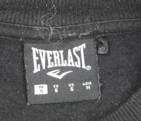 Mens UK Size S Everlast Black Pullover Sweatshirt