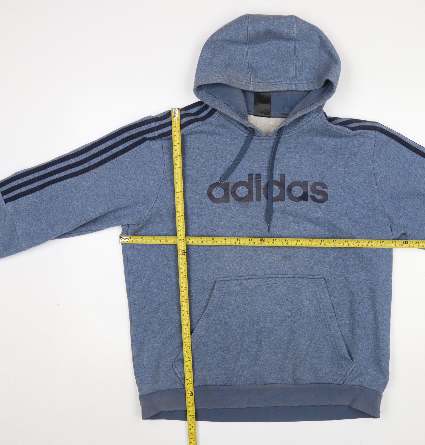 Mens UK Size XL adidas Blue Pullover Hoodie