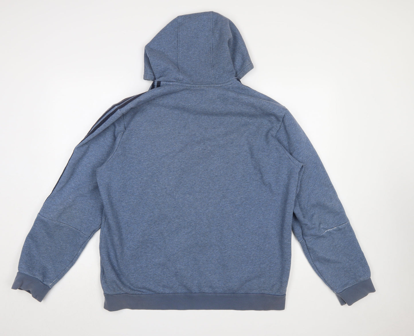 Mens UK Size XL adidas Blue Pullover Hoodie