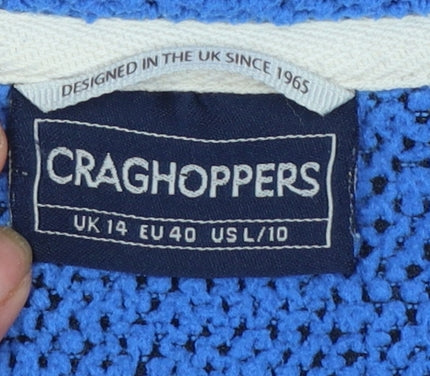 Womens UK Size 14 Craghoppers Blue Pullover Sweatshirt