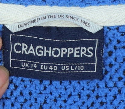 Womens UK Size 14 Craghoppers Blue Pullover Sweatshirt