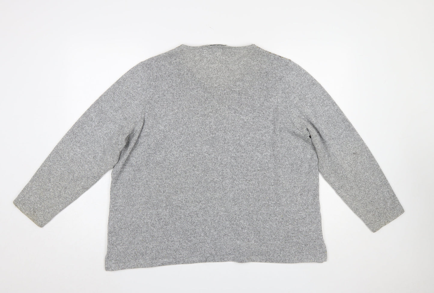 Womens UK Size 14 Bagoraz Grey Cardigan Jumper