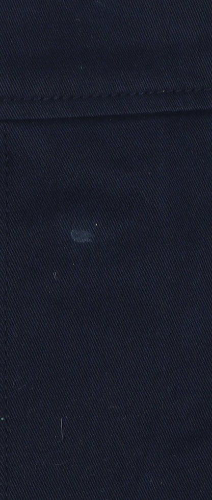 Hazzy's Women's Navy Blue Knee Length Pencil Skirt Size 10