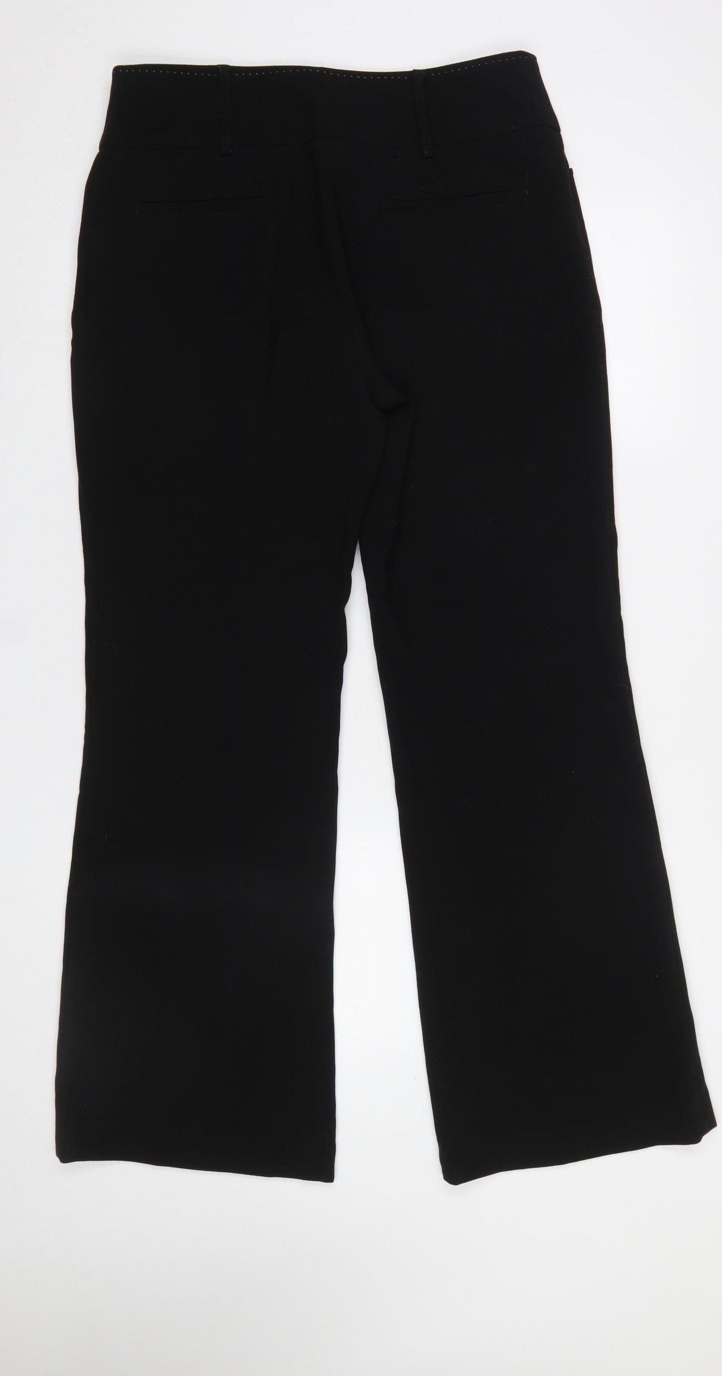 Womens UK Size 14 NEXT Regular Fit Dress Pants Black Trousers