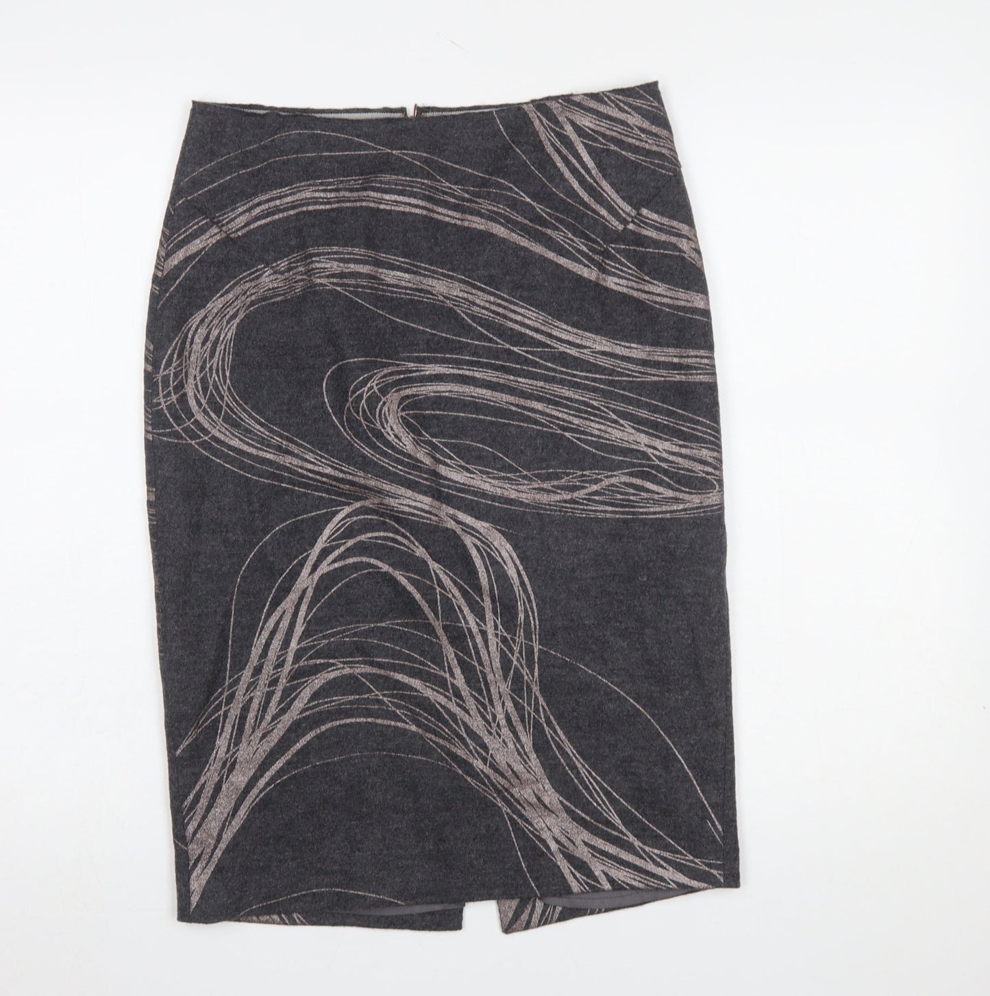 Womens UK Size 10 Jigsaw Straight & Pencil Twill Skirt