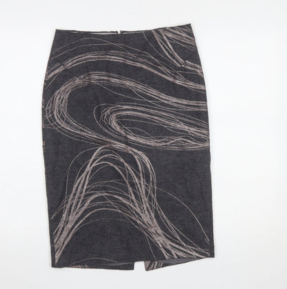 Womens UK Size 10 Jigsaw Straight & Pencil Twill Skirt