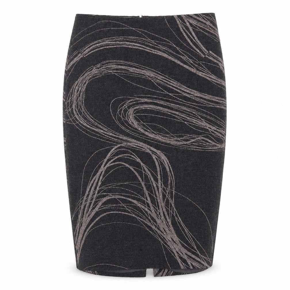 Womens UK Size 10 Jigsaw Straight & Pencil Twill Skirt