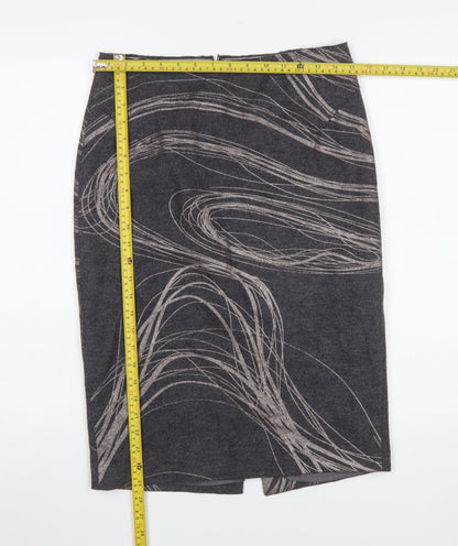 Womens UK Size 10 Jigsaw Straight & Pencil Twill Skirt