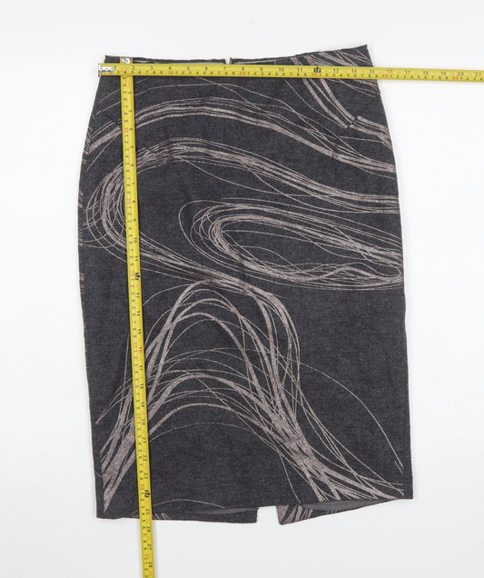 Womens UK Size 10 Jigsaw Straight & Pencil Twill Skirt