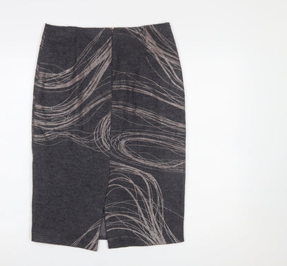 Womens UK Size 10 Jigsaw Straight & Pencil Twill Skirt