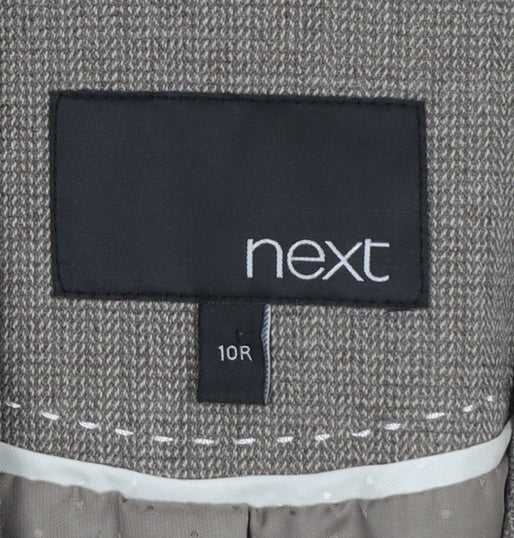 Womens UK Size 10 NEXT Regular Beige Suit Jacket