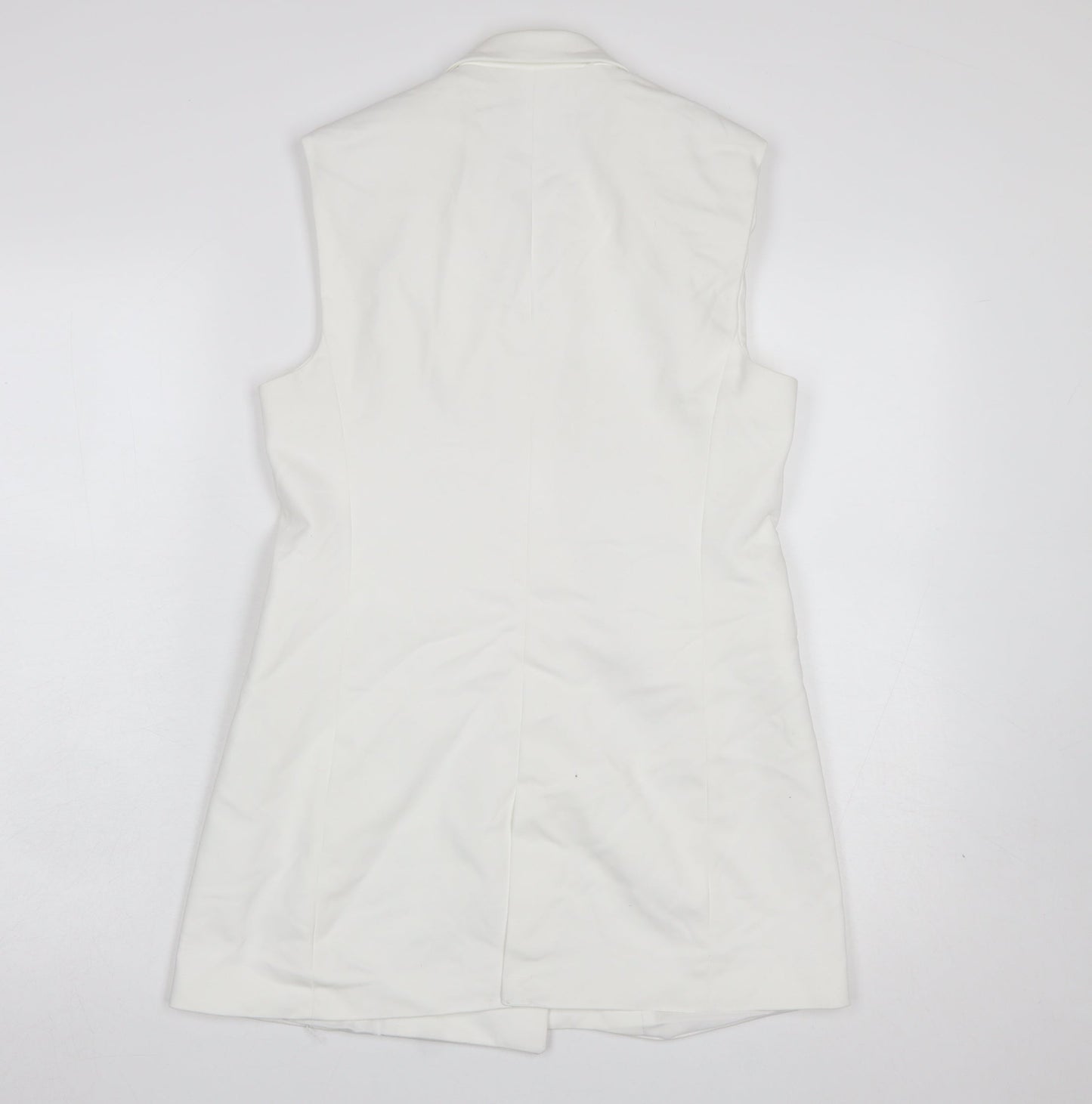 Womens UK Size 6 Karen Millen Regular White Suit Waistcoat