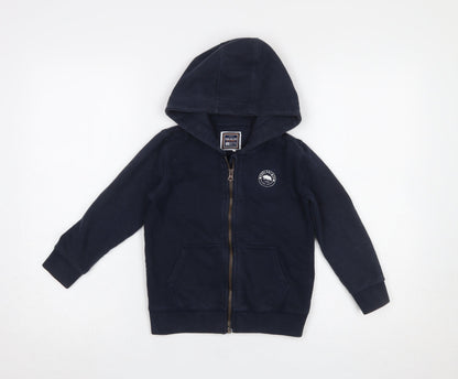 Boys UK Size 6-7 Years SoulCal & Co Blue Full Zip Hoodie