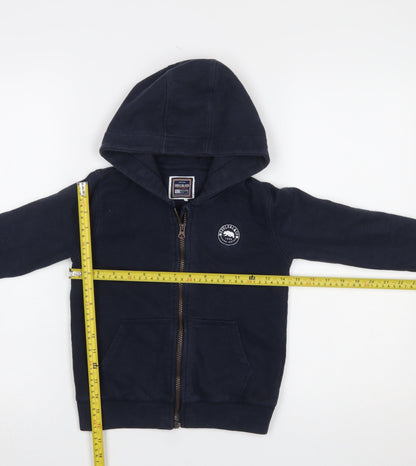 Boys UK Size 6-7 Years SoulCal & Co Blue Full Zip Hoodie