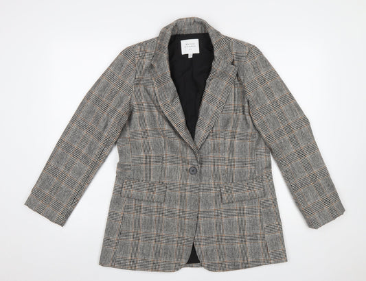Womens UK Size XS Maison d'Amélie Regular Grey Blazer