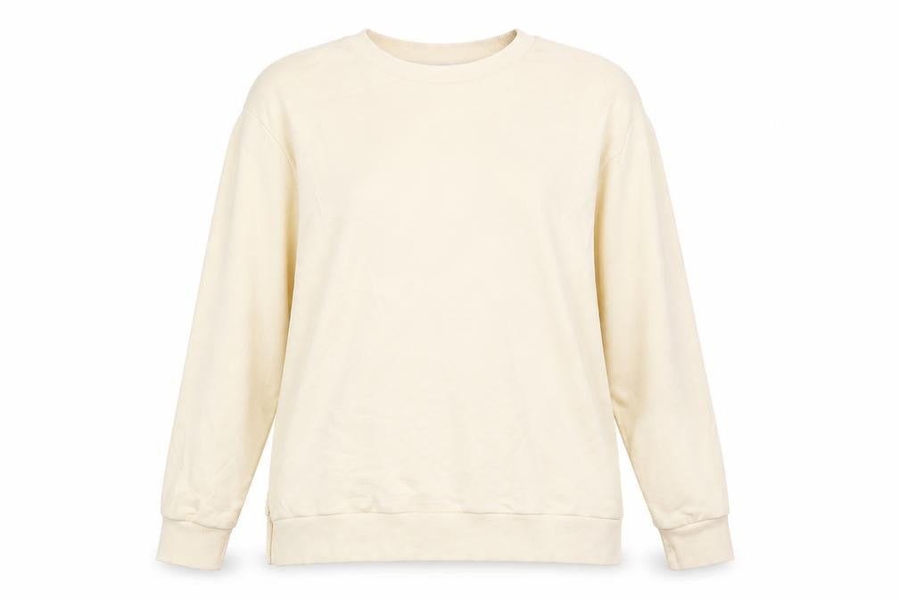 Womens UK Size 16 Bossini Beige Pullover Sweatshirt