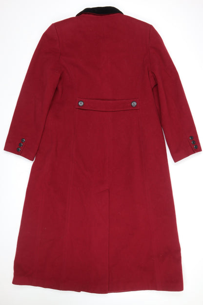 Womens UK Size 16 Country Casuals Red Overcoat