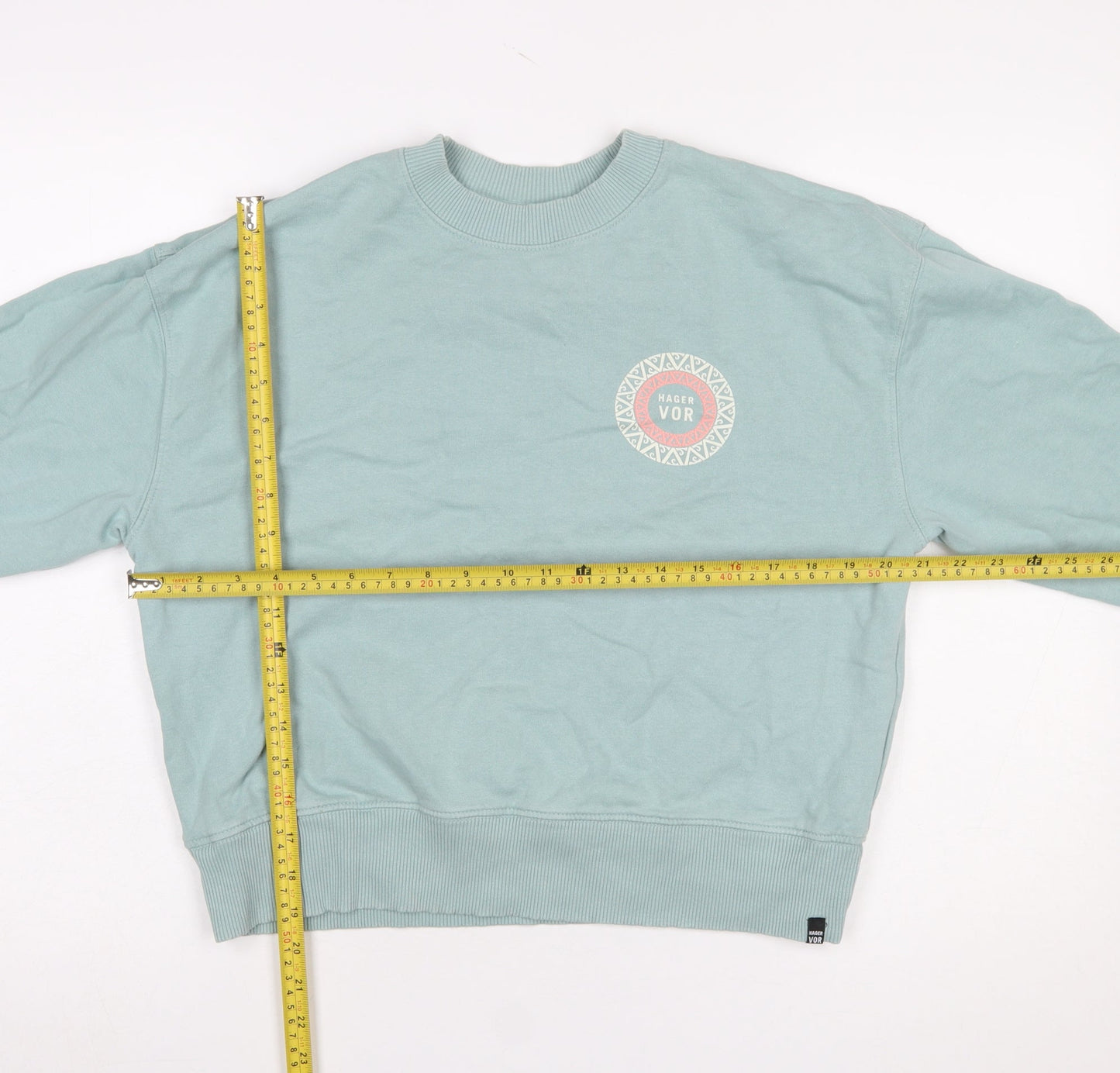 Womens UK Size S Hager Vor Blue Pullover Sweatshirt