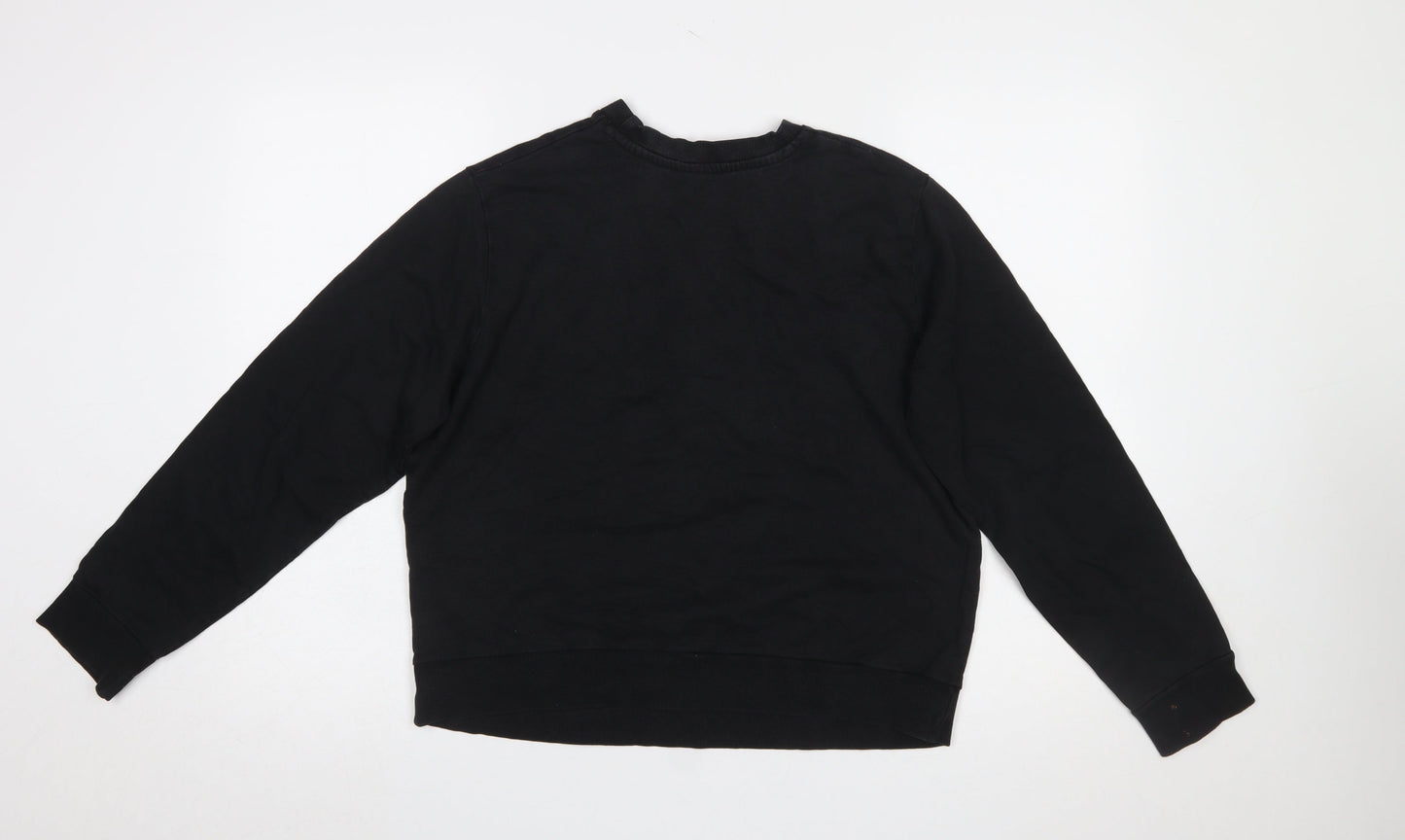 Womens UK Size 10 ASOS Black Pullover Sweatshirt