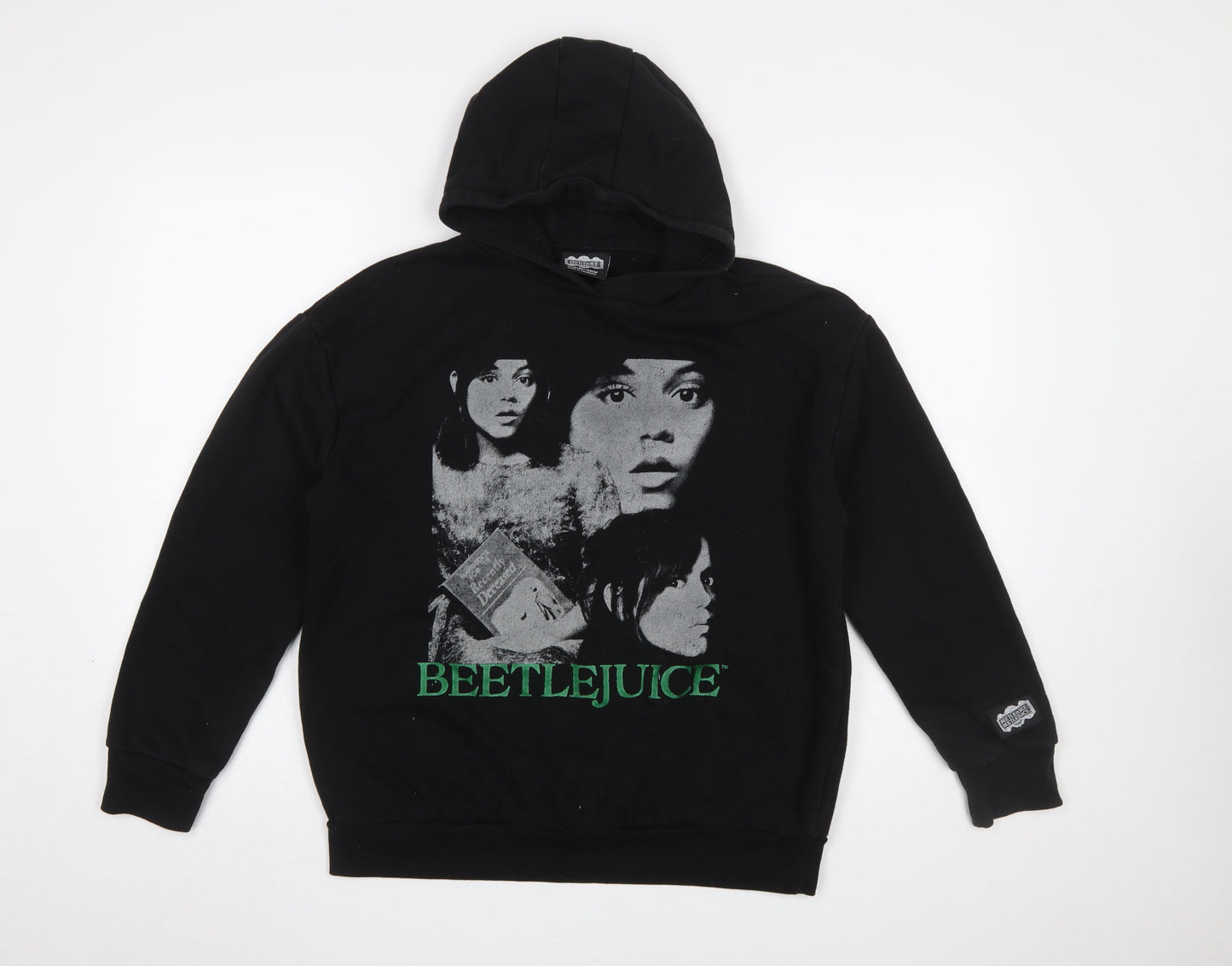 Girls UK Size 12-13 Years Primark Black Pullover Hoodie