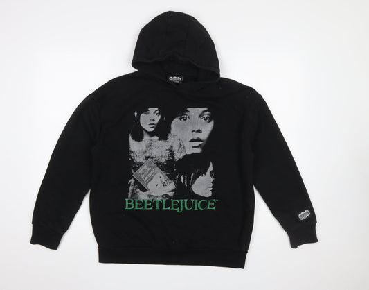 Girls UK Size 12-13 Years Primark Black Pullover Hoodie