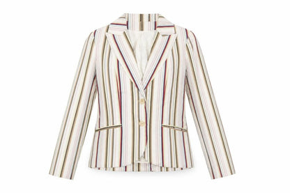 Womens UK Size 10 H&M Regular Multicoloured Blazer