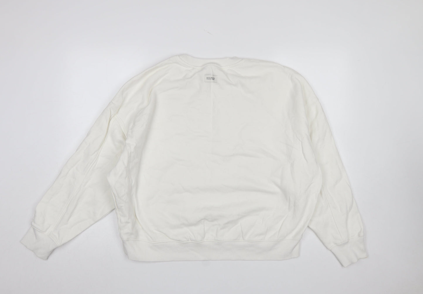 Womens UK Size M NEXT Ivory Pullover Sweatshirt