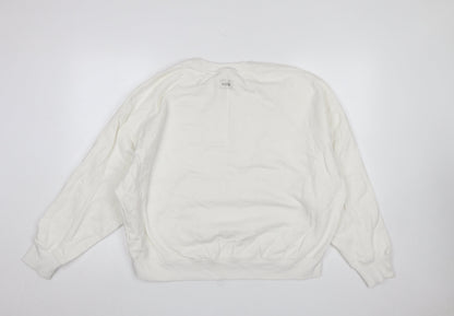 Womens UK Size M NEXT Ivory Pullover Sweatshirt