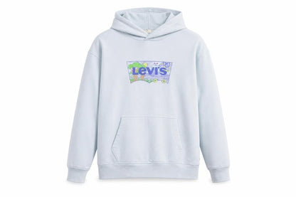 Womens UK Size M Levi's Blue Pullover Hoodie