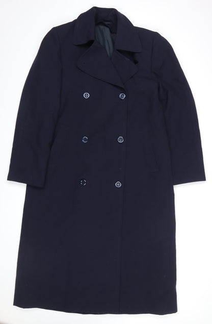 Womens UK Size 12 Wensum Blue Overcoat
