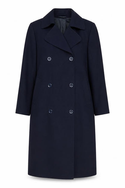 Womens UK Size 12 Wensum Blue Overcoat