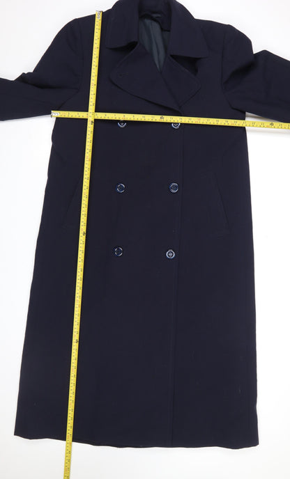 Womens UK Size 12 Wensum Blue Overcoat