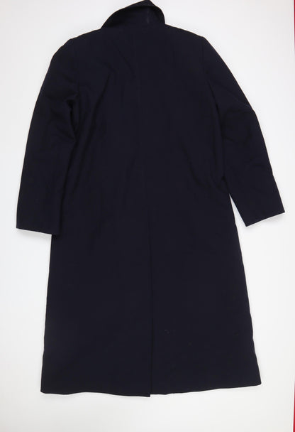 Womens UK Size 12 Wensum Blue Overcoat