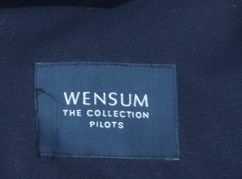 Womens UK Size 12 Wensum Blue Overcoat