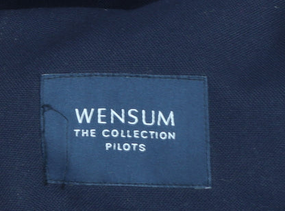Womens UK Size 12 Wensum Blue Overcoat