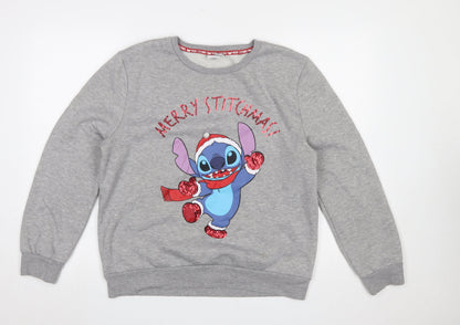 Womens UK Size 12/14 Primark Grey Pullover Sweatshirt