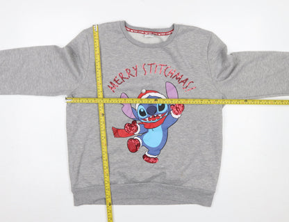 Womens UK Size 12/14 Primark Grey Pullover Sweatshirt