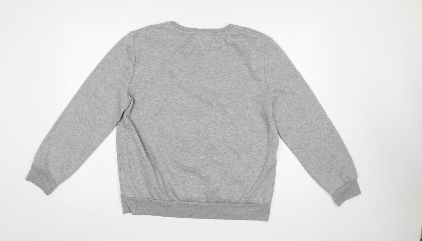Womens UK Size 12/14 Primark Grey Pullover Sweatshirt