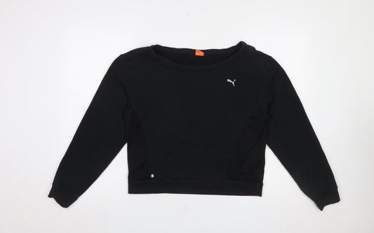 Womens UK Size 14 PUMA Black Pullover Sweatshirt