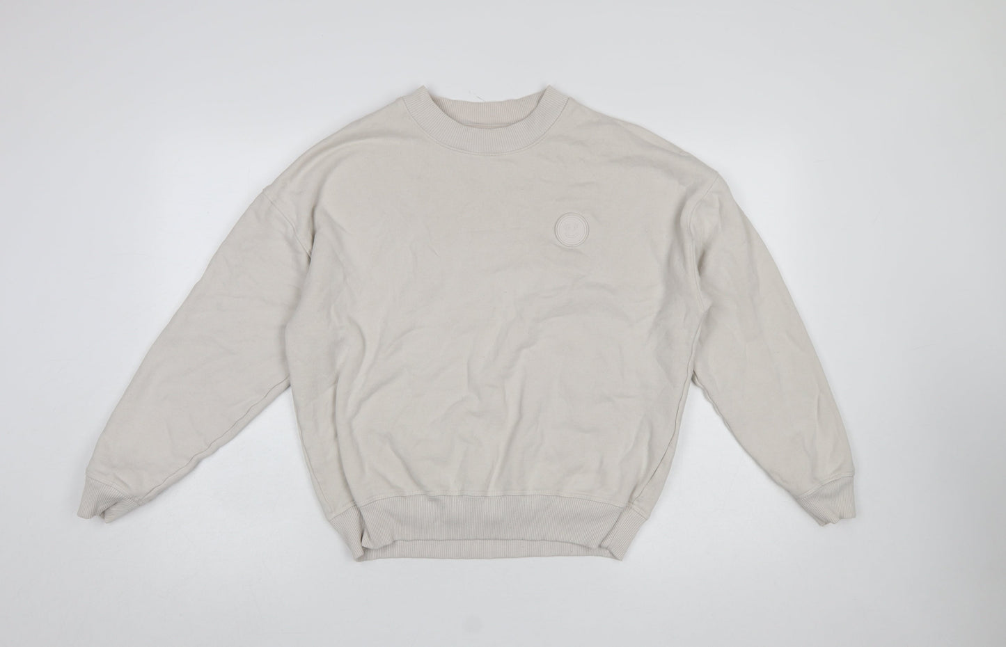 Womens UK Size XS Gilly Hicks Beige Pullover Sweatshirt