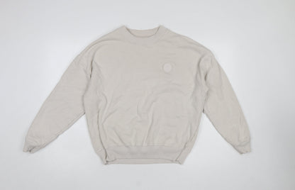 Womens UK Size XS Gilly Hicks Beige Pullover Sweatshirt