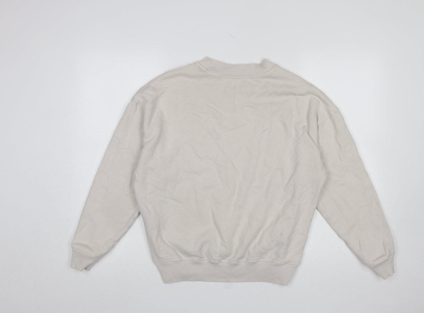 Womens UK Size XS Gilly Hicks Beige Pullover Sweatshirt
