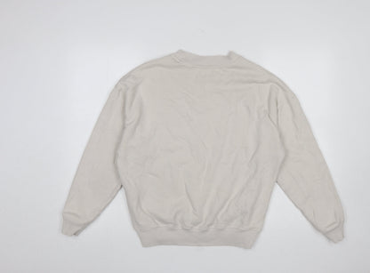 Womens UK Size XS Gilly Hicks Beige Pullover Sweatshirt