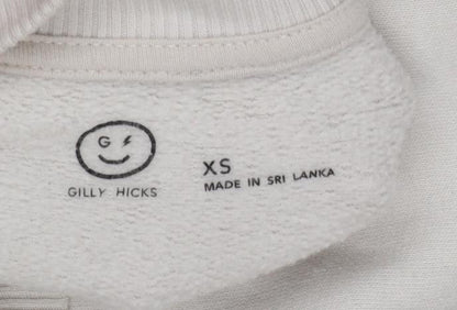 Womens UK Size XS Gilly Hicks Beige Pullover Sweatshirt