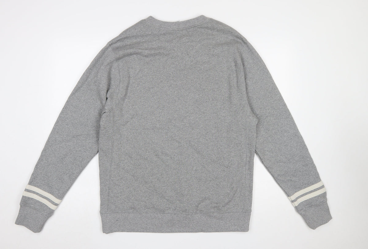 Mens UK Size M Nike Grey Pullover Sweatshirt