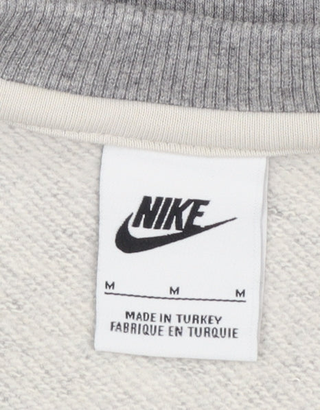 Mens UK Size M Nike Grey Pullover Sweatshirt
