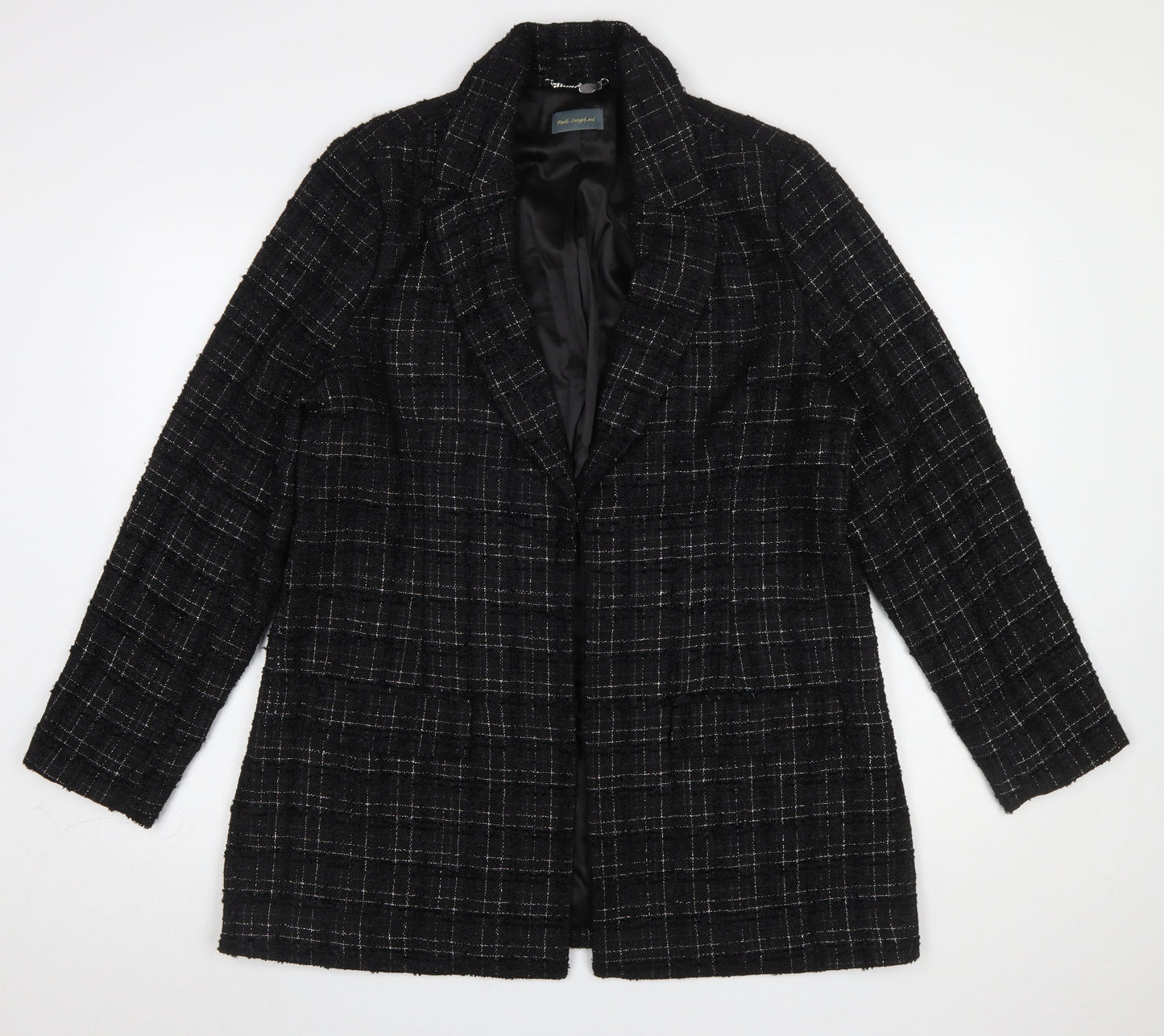 Womens UK Size 18 Ruth Langsford Regular Black Blazer